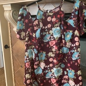 Cold shoulder blouse